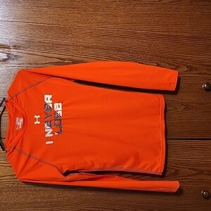 Under armor,  Orange long sleeve, Youth Extra Large